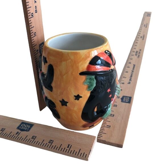 HALLOWEEN WITCH AND BROOM MUG BY SUSAN WINGET - Picture 15 of 15